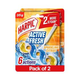 Harpic Active Fresh Sparkling Citrus Toilet Block