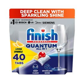 Finish Quantum All in One Lemon Dishwasher Tablet