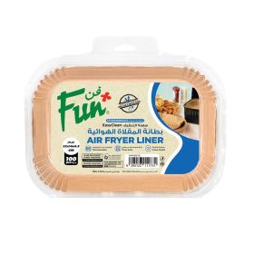 Fun Rectangular Air Fryer Liners