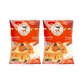 The Three Cows Shredded Mozzarella Cheese