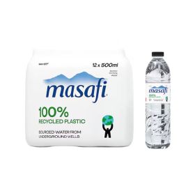 Masafi Recycled Plastic Bottled Drinking Water 500ml