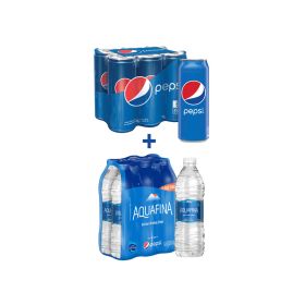 Pepsi 355 ML + Aquafina 500 ML