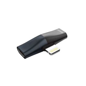 Porodo Dual Lightning Adapter 2A - Black