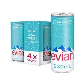 Evian Sparkling Water Can 330ml