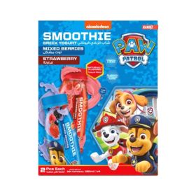 Paw Patrol Mixed Berries And Strawberry Smoothies