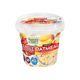 Family Harvest Instant Oatmeal Peach & Almond