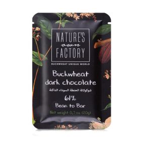 Nature's Own Factory 61% Buckwheat Dark Chocolate Bar