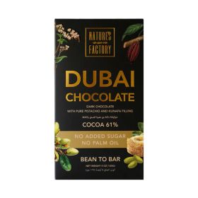 Nature's Own Factory Dark Chocolate with Pure Pistachio & Kunafa Filling