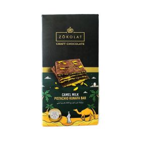 Zokolat Camel Milk Pistachio Kunafa Bar