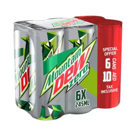 Mountain Dew Zero Can 245ML