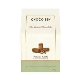 Choco Zen Pistachio Kunafa Chocolate Wafer Rolls