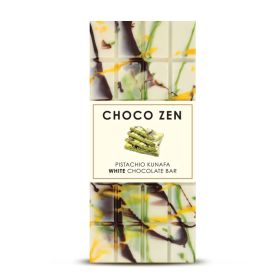Choco Zen Pistachio Kunafa White Chocolate Bar