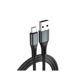 Cellairis Premium Nylon Cable Type C 1M - Black