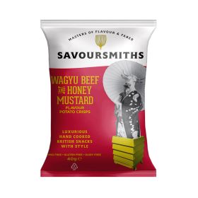 Savoursmiths Wagyu Beef Honey & Mustard Potato Chips