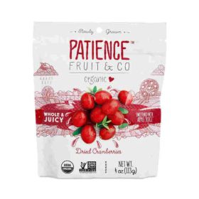 Patience Fruit & Co Organic Whole Dried Cranberries
