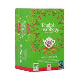 English Tea Shop Organic Green Tea Pomegranate
