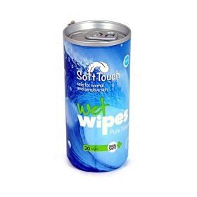 Soft Touch Wet Wipes Canister 30'S