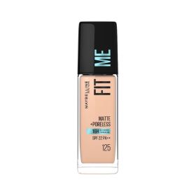 Maybelline Fit Me Matte & Poreless Foundation 16hr with SPF 22 - Shade 125