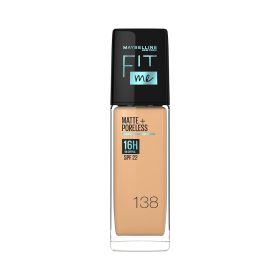Maybelline Fit Me Matte & Poreless Foundation 16hr with SPF 22 - Shade 138