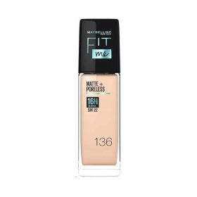 Maybelline Fit Me Matte and Poreless SPF 22 Liquid 136 Foundation