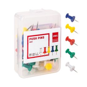 Deli Push Pins Assorted E0021
