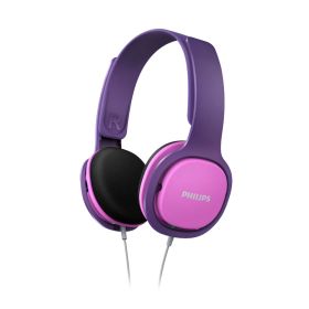 Philips Kids Wired Purple Headphone