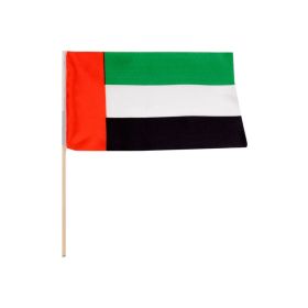 Alras UAE Flag Wood Handle 30x45 cm