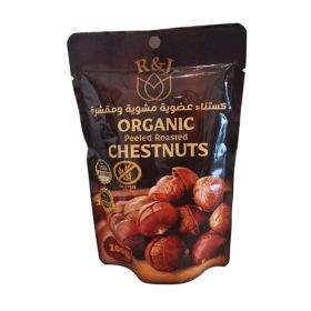 R & J Organic Peeled Roasted Chestnuts
