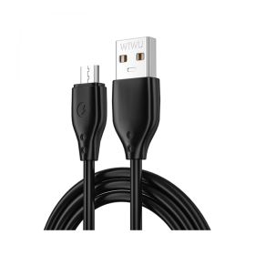 Wiwu Pioneer Usb To Micro Cable 2.4A 1M - Black