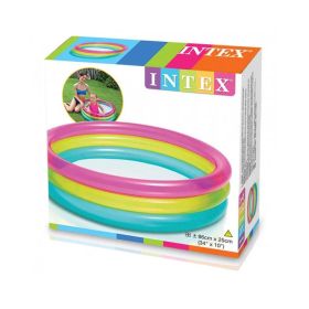 Intex 86X25CM Rainbow Baby Pool for Age 1-3