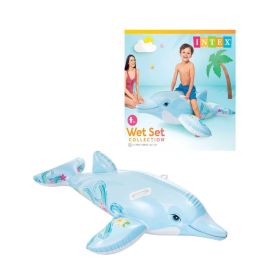 Intex 1.75MX66CM Little Dolphin Ride On for Age 3+