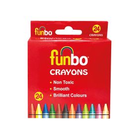 Funbo Crayons Pack Of 24 Colors