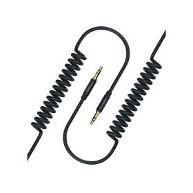 Totulife Aux Spring Cable 1 Black 1.5M