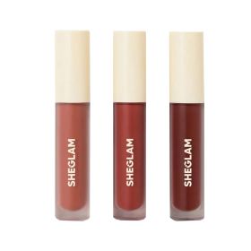 Sheglam Matte Allure Mini Liquid Lipstick Set - Feel Real
