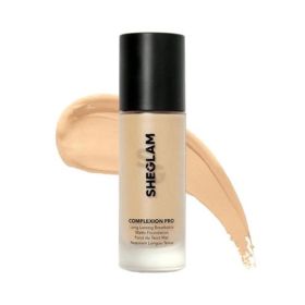 Sheglam Complexion Pro-Matte Long-Lasting Breathable Foundation - Shell