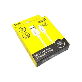 Budi White Type C Data Cable 1M