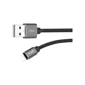 Budi Black Lightning Charge Sync Cable 3M