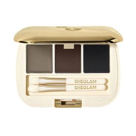 Sheglam Full Filled Eyebrow Palette - 102 Ash Brown