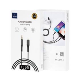 Wiwu 3.5Mm Audio Stereo Cable To Lightning - Black