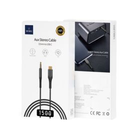 Wiwu 3.5Mm Audio Stereo Cable To Type-C - Black