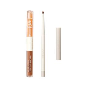 Sheglam Soft 90's Glam Lip Liner & Lip Gloss Duo Set - Haute Cocoa