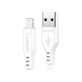 Acefast USB A To Lightning TPE Data Cable 1.2M White