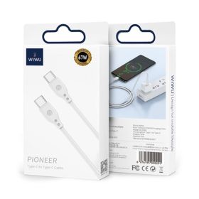 Wiwu Pioneer 67W Type-C To Type-C Cable 1M - White