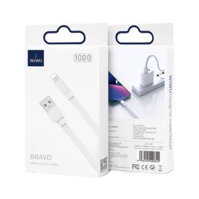 Wiwu Bravo Usb To Lightning Cable 2.4A 1M - White