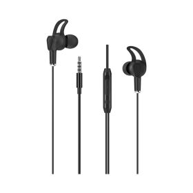 Wiwu 3.5mm Audio Jack In-Ear Stereo Wired Earphone Eb309 Black