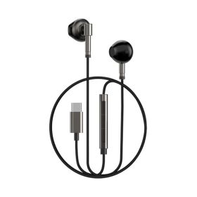 Wiwu Type C Black Earphone