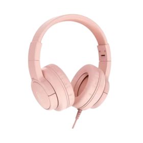 Wiwu Wired Foldable Pink Kids Headphone