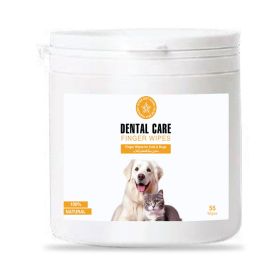 Star Dot Hash Dental Care Finger Wipes for Cats & Dogs