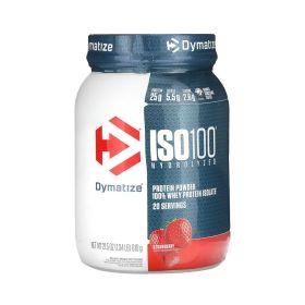 Dymatize ISO 100 Hydrolyzed Strawberry Protein Powder