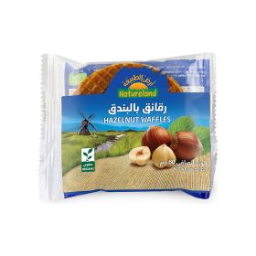 Natureland Organic Hazelnut Waffles
